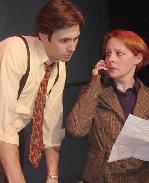  Ryan Gilreath & Kathleen Carey in Boy Gets Girl at The Theater Barn