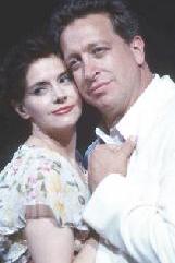 Christianne Tisdale as Nellie Forbush and Peter Samuel as Emile deBeque