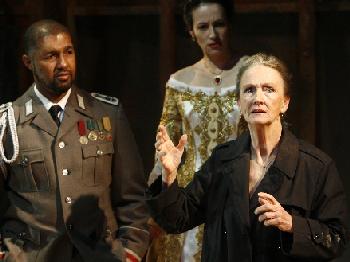 Dion Graham, Melissa Friedman and Kathleen Chalfant in a scene from Epic Theatre Ensemble's production of A Hard Heart