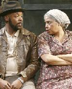 Linda Gravatt as Ruby and Russell Hornsby as King