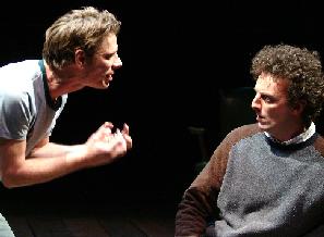 Jamie Harris (L) and John Keating (R) as Billy and Shane

